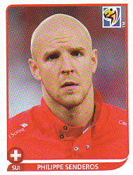 Philippe Senderos Switzerland samolepka Panini World Cup 2010 #588